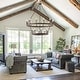 preview thumbnail 8 of 80, Acroma 20-light 40In Farmhouse Wagon Wheel Chandelier