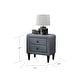 preview thumbnail 4 of 21, Velvet Gorgeous 1pc Nightstand for Bedroom Furniture