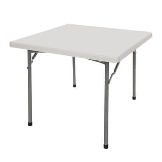 Hampden Furnishings Baldwin Collection 36 X 36" Folding Table, Grey