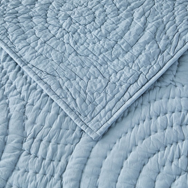 Hand Stitch Cotton Voile Quilt Set