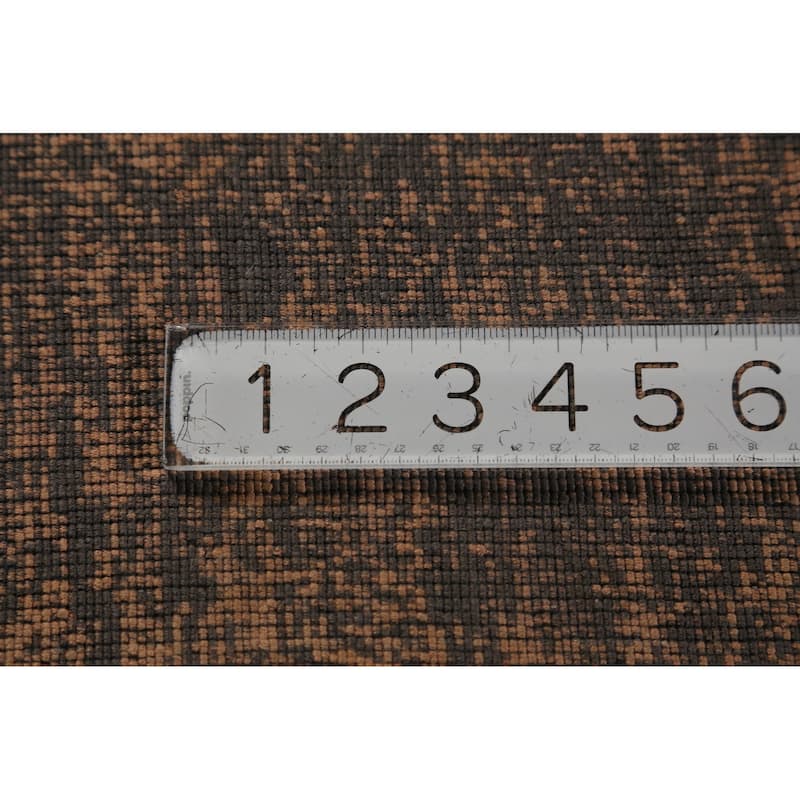 Contemporary Abstract Indian Rug Hand-Knotted Bedroom Wool Carpet - 6'6"x 9'4"