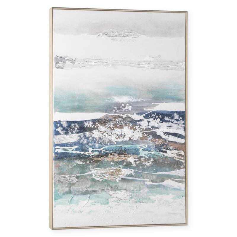 High Seas, Hand Painted Framed Canvas