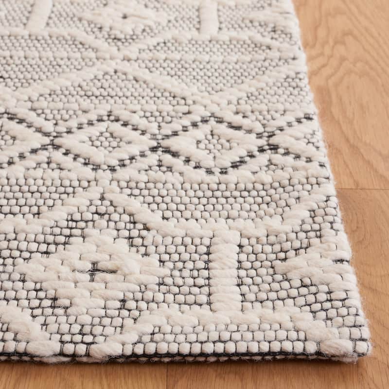 SAFAVIEH Handmade Marbella Vladiana Boho Geometric Wool & Viscose