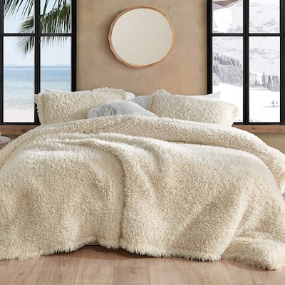Fluffy Clouds - Coma Inducer Oversized Comforter Set - Bleached Blonde