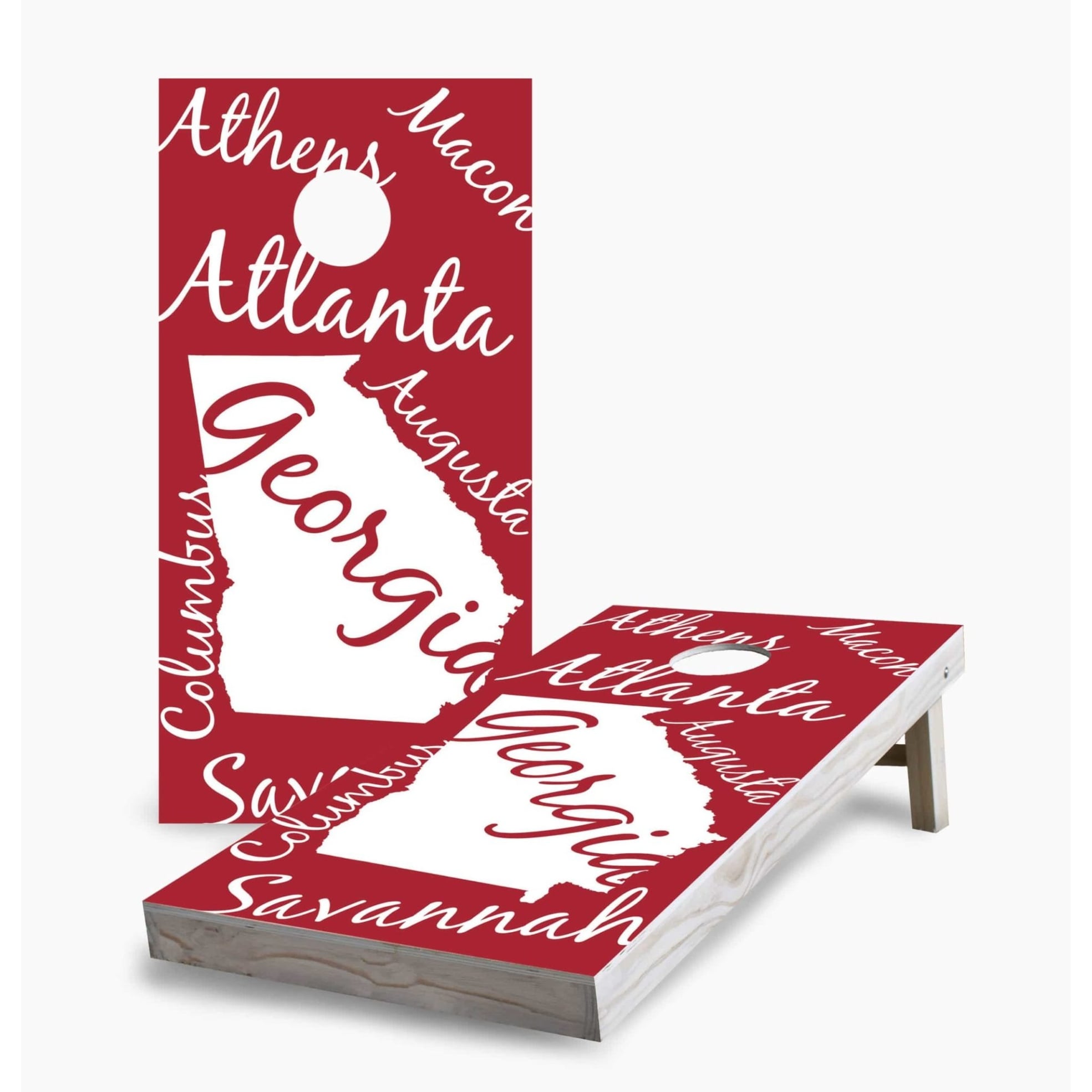 Georgia State Pride Regulation 2x4 Cornhole Game Set