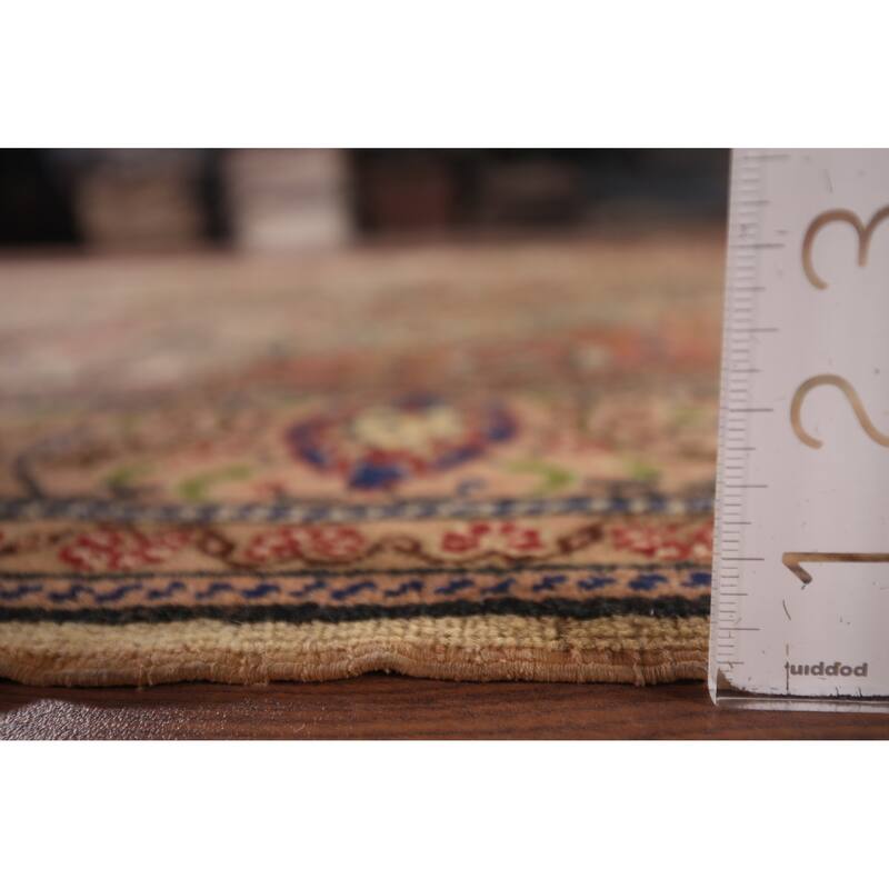 Vegetable Dye Anatolian Turkish Vintage Rug Hand-Knotted Wool Carpet - 6'8" X 10'5"