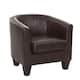 Option Walnut Faux Leather