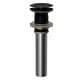 preview thumbnail 1 of 2, Karran Pop-Up Vanity Bowl Drain with Overflow Matte Black