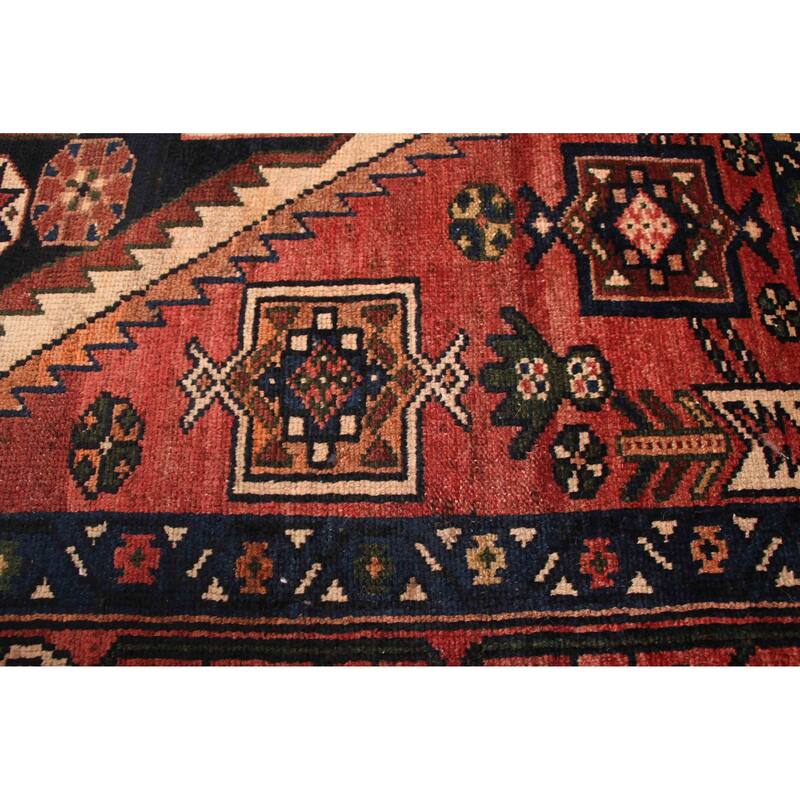 ECARPETGALLERY Hand-knotted Andelz Dark Red Wool Rug - 4'1 x 6'4