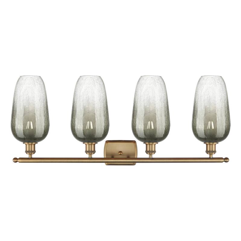 Innovations Lighting Endless Possibilities Ballston - Brookhaven Flute - 4 Light 37" Bath Vanity Light