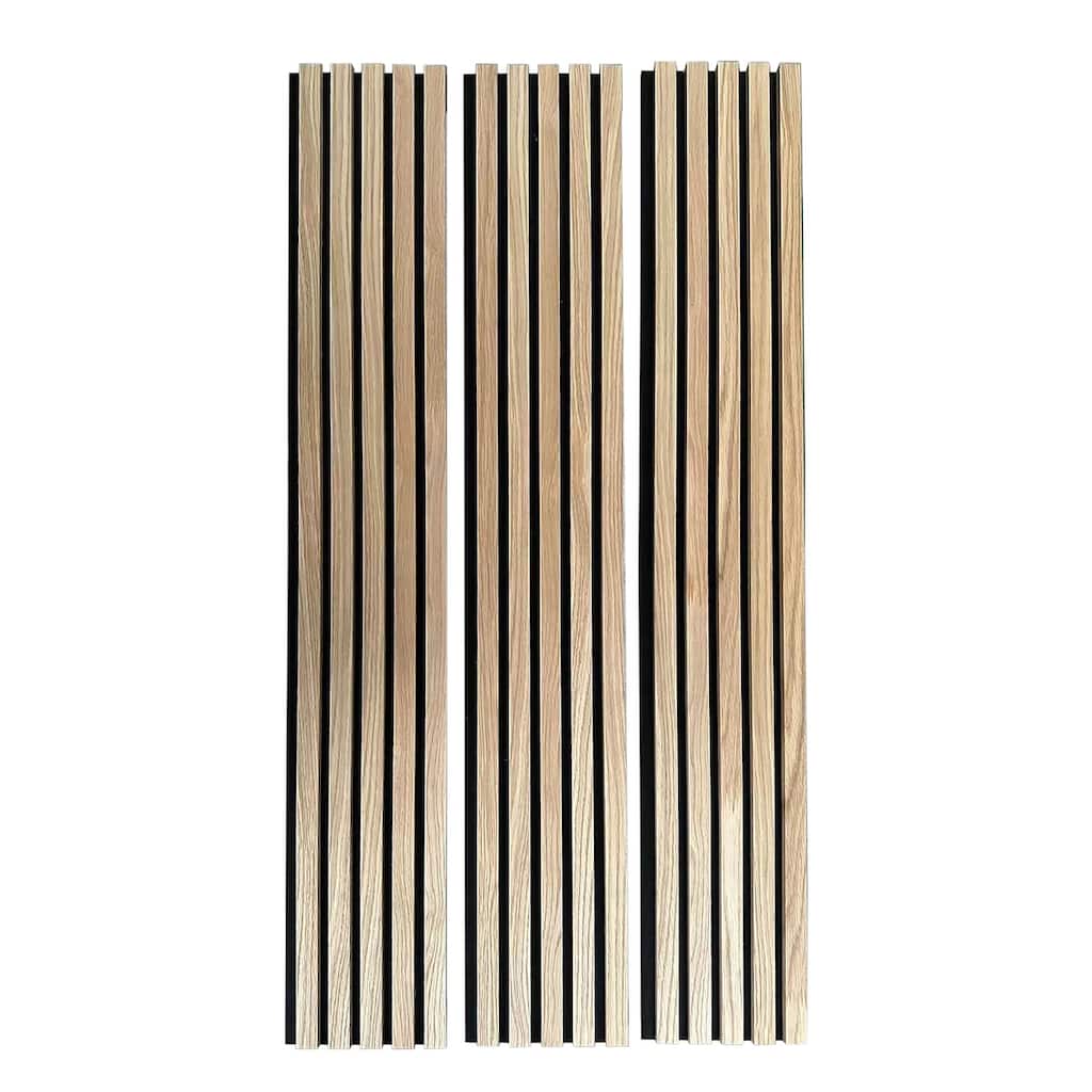 WallPops Acoustic Slat Wood Natural Wall Panels