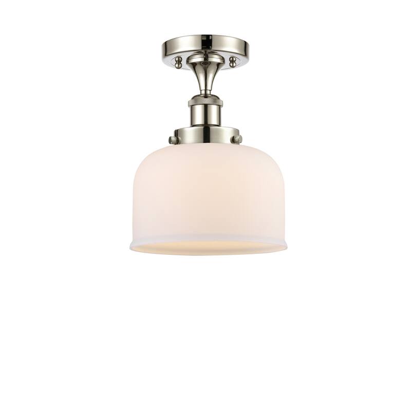 Innovations Lighting Ballston Urban Bell - 1 Light 8" Semi-Flush Mount