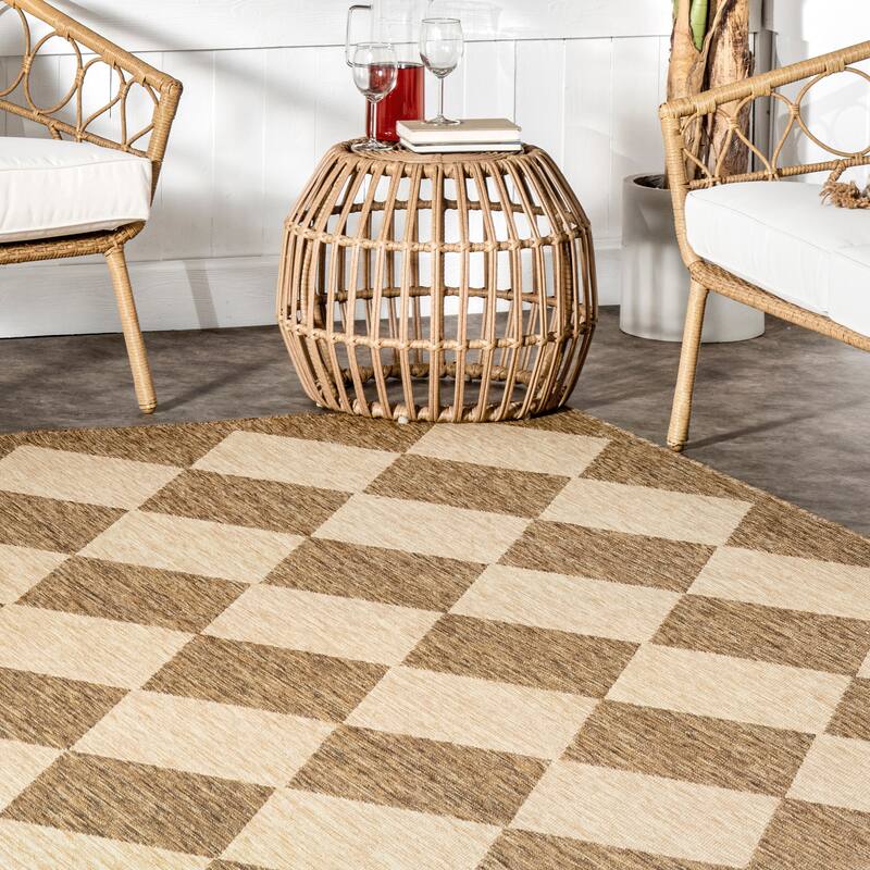 Nuloom Sabina Diamond Trellis Indoor/Outdoor Area Rug