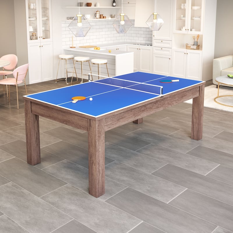 Lac Vieux 3 In 1 Table Brown With Pool Accessories - N/A