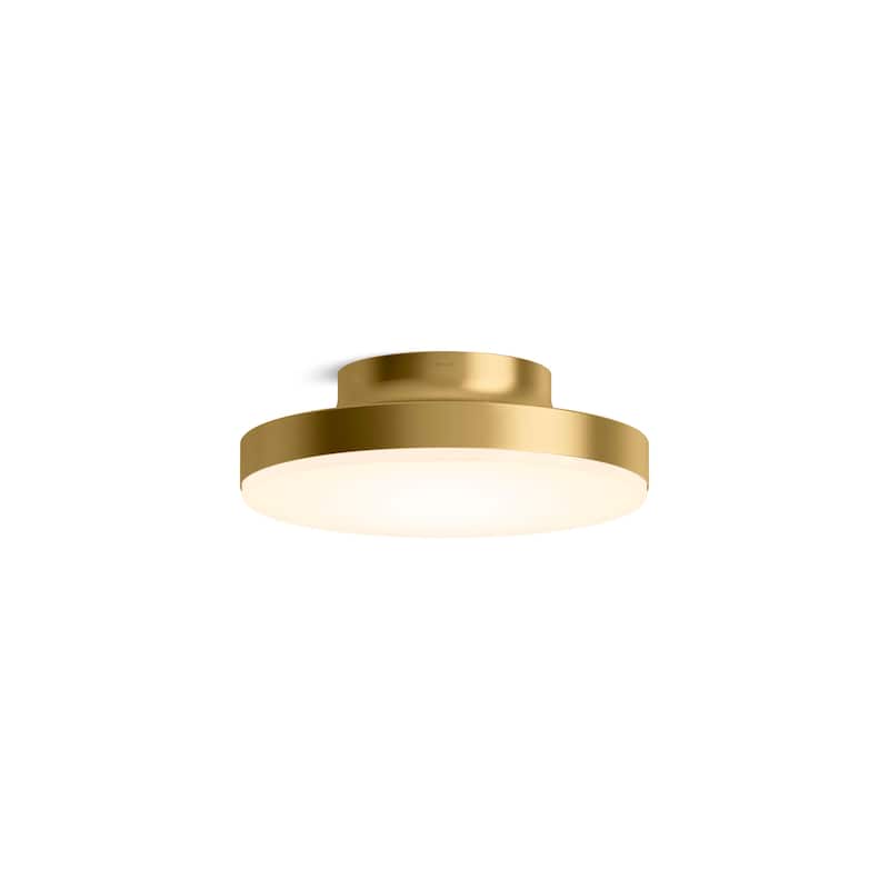 Kohler Lighting 30624-FMLED Purist 15" Wide Semi-Flush Drum Ceiling