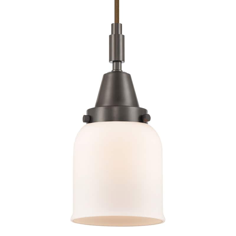 Innovations Lighting 447-1P-G51 Bell 5" Wide Mini Pendant with Matte - Oil Rubbed Bronze