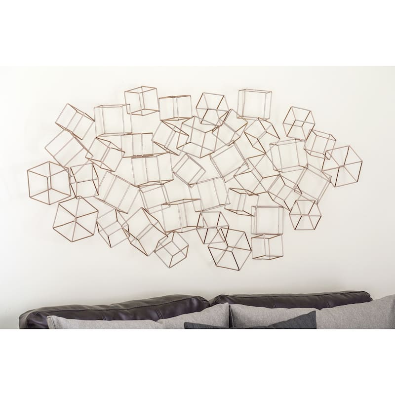 Gold Iron Modern Wall Decor Abstract