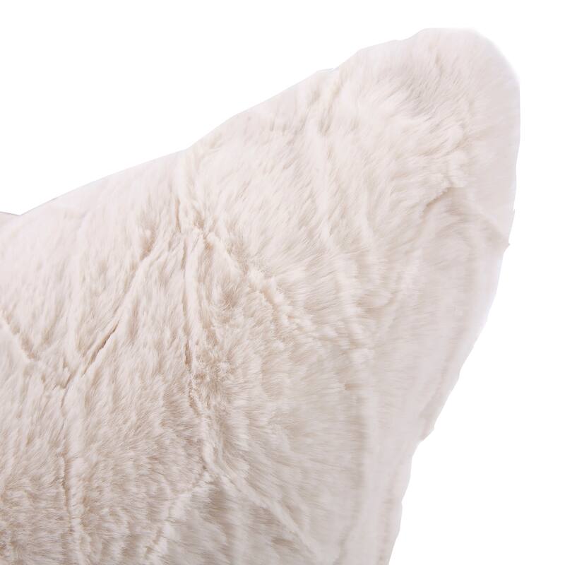 Allan Andrews 24" x 24" Angora Natural Pillow - Down Fill