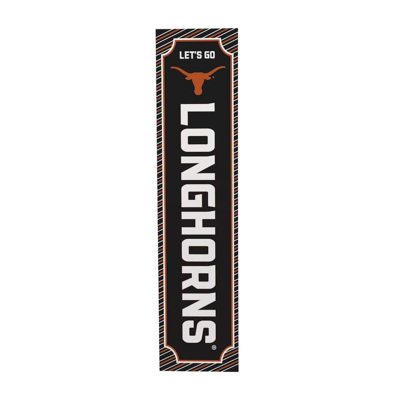 47" Double Sided Seasonal Porch Leaner, University of Texas - 47" x 11.25"