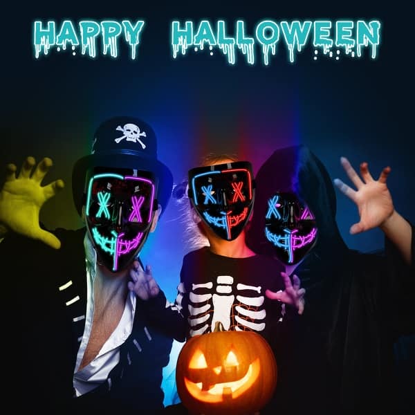 Halloween Masker - Purge - LED voor €24,95