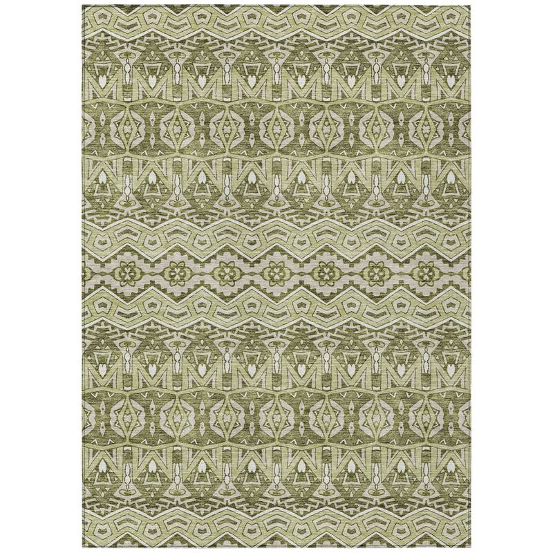 HomeRoots Moroccan Transitional Rectangle Outdoor Rug