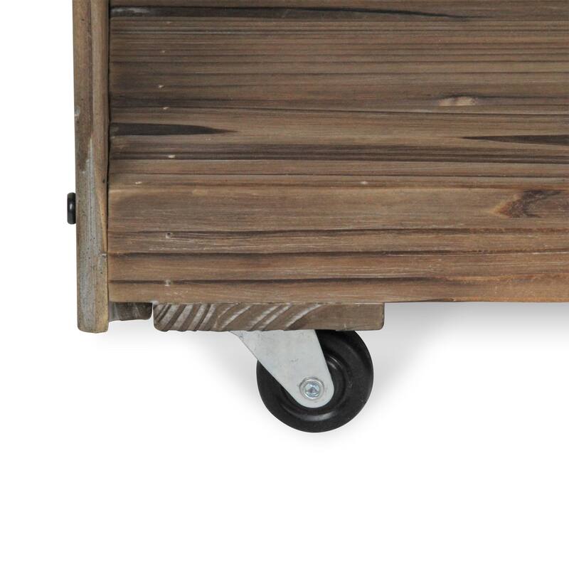 Adeline 4 Tier Display Stand with Galvanized Roof