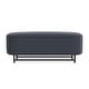 preview thumbnail 44 of 44, HomePop Ellipse Modern Storage Bench with Metal Legs
