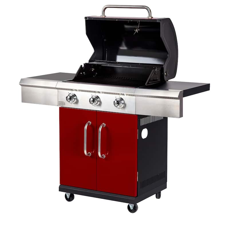 Dyna-Glo 3 Burner Red LP Gas Grill
