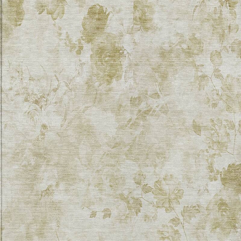 HomeRoots Floral Transitional Rectangle Outdoor Rug