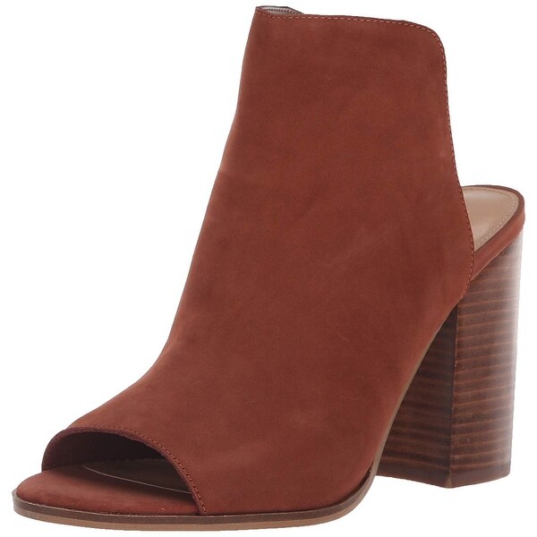 steve madden vista open toe block heel mule