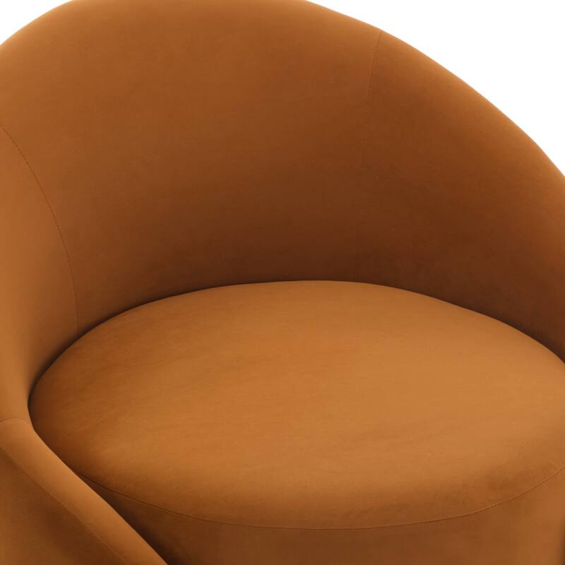 35" Wide 360-Degree Swivel Accent Barrel Chair
