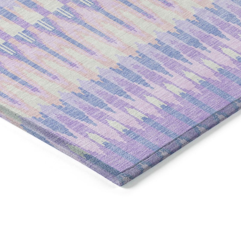 Machine Washable Indoor/ Outdoor Chantille Moroccan Boho Rug