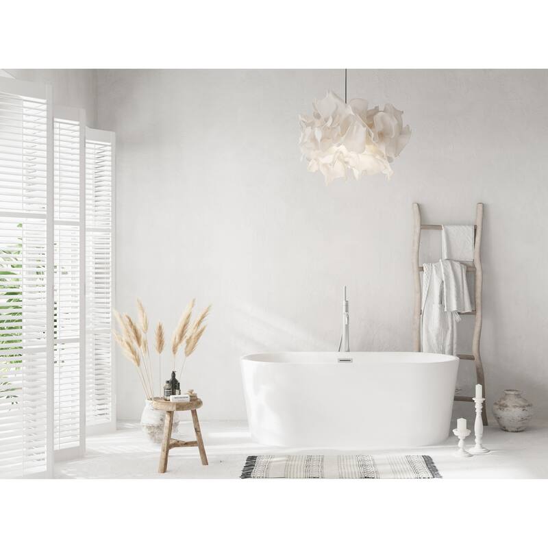 Melisande Bathtub in Glossy White