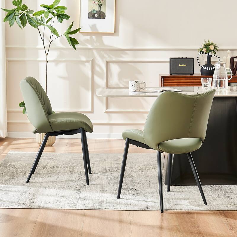 Modern Dining Kitchen Chairs Set of 2 Loads up to 300lbs