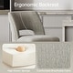 preview thumbnail 40 of 59, Upholstered Counter Height Bar Stools with wood legs for Kitchen Island Dining Room
