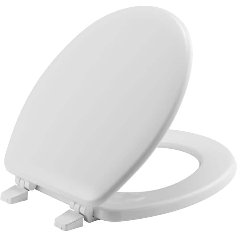 Bemis Round Closed Baby / Toddler Molded Wood Front Toilet Seat and - White