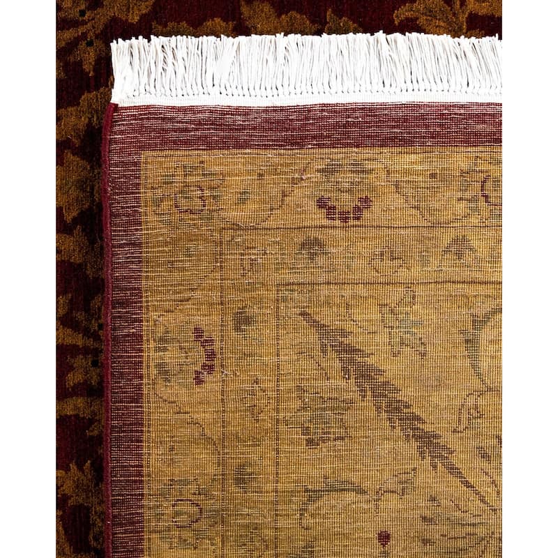 Overdyed, One-of-a-Kind Hand-Knotted Area Rug - Gold - 8' 2" x 10' 1"