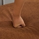 preview thumbnail 6 of 42, 66.34"W Elegant Upholstered Bench, Daybed, Ottoman with Wood Legs & 2 Bolster Pillows for End of Bed, Bedroom, Living Room