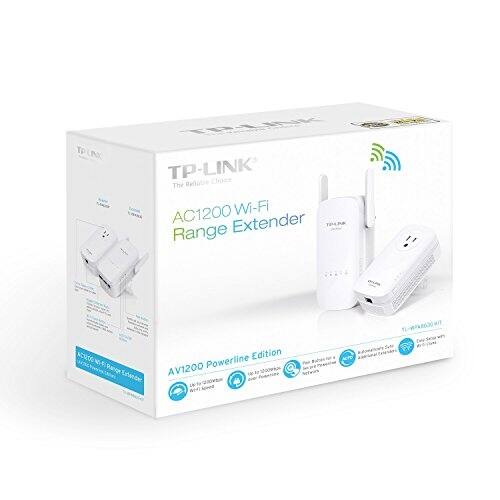Tp Link Ac1200 Wi Fi Range Extender Av1200 Powerline Edition Extra Outlet Tl Wpa8630 Kit Overstock 18146426