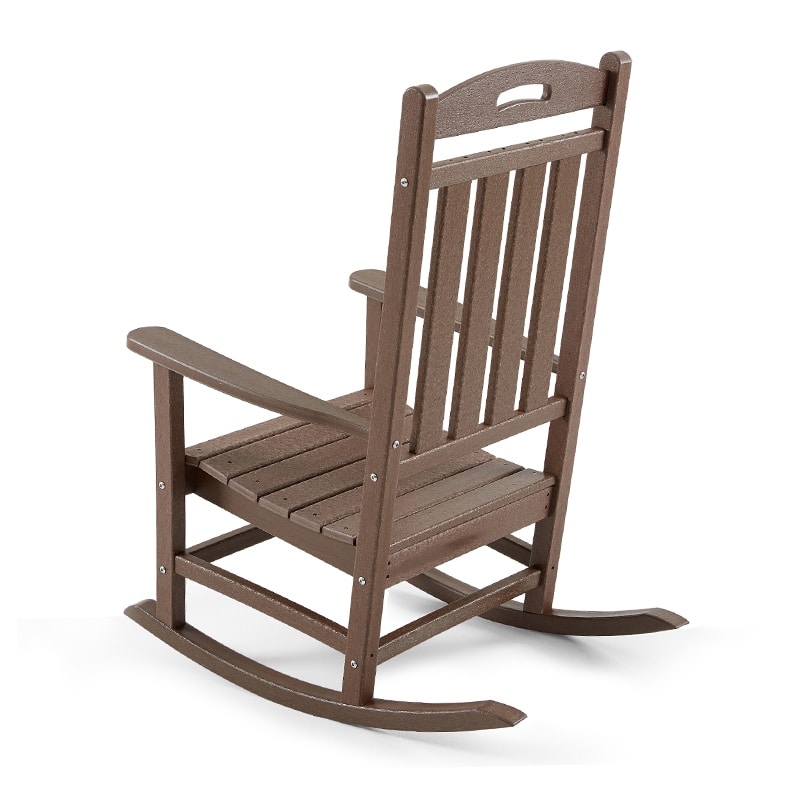 Polydun Outdoor Plastic Rocking Chair