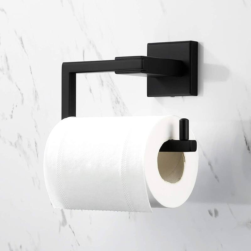 Modern Square Style Wall Mount Toilet Paper Holder