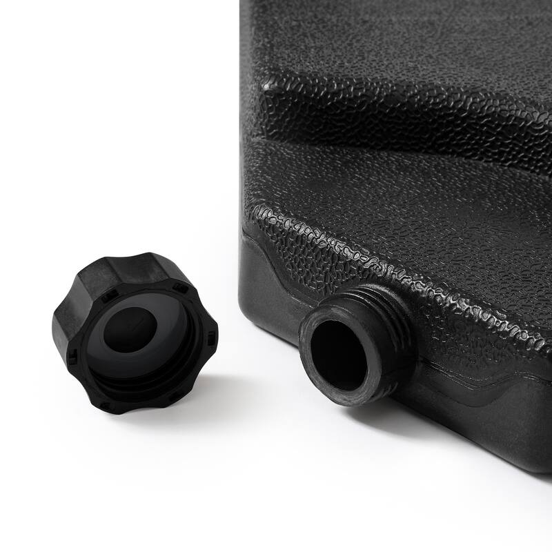 Hilford Cantilever 4-piece Heavy Duty Fillable Patio Umbrella Weighted Base Stand