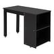preview thumbnail 85 of 103, Modern Wooden Loft Bed with Retractable Writing Desk and 3 Drawers, Storage Stairs and Shelves