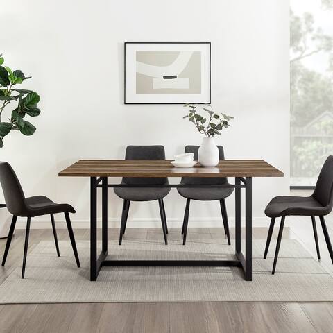 Middlebrook Urban Metal and Wood Dining Table