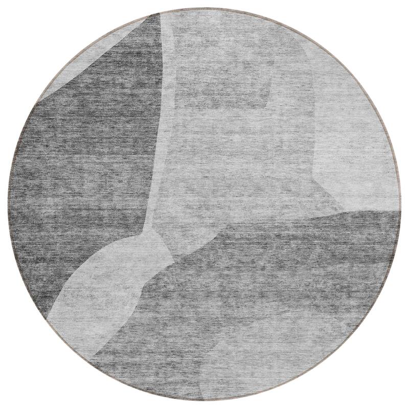 HomeRoots Abstract Transitional Rectangle Outdoor Rug