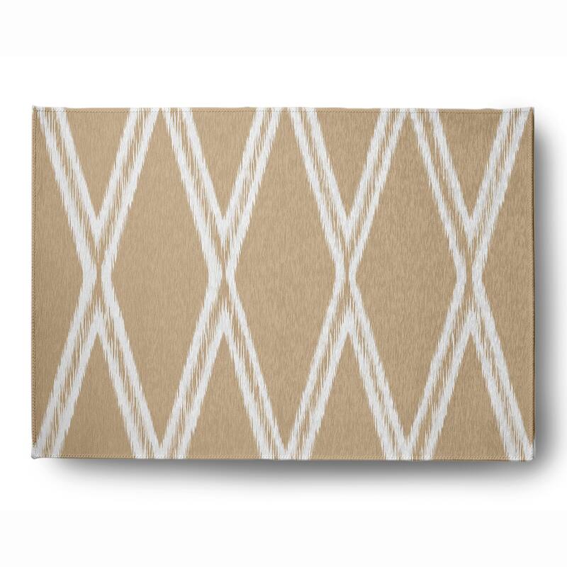 Diamond Soft Chenille Rug - 5' x 7' - Taupe