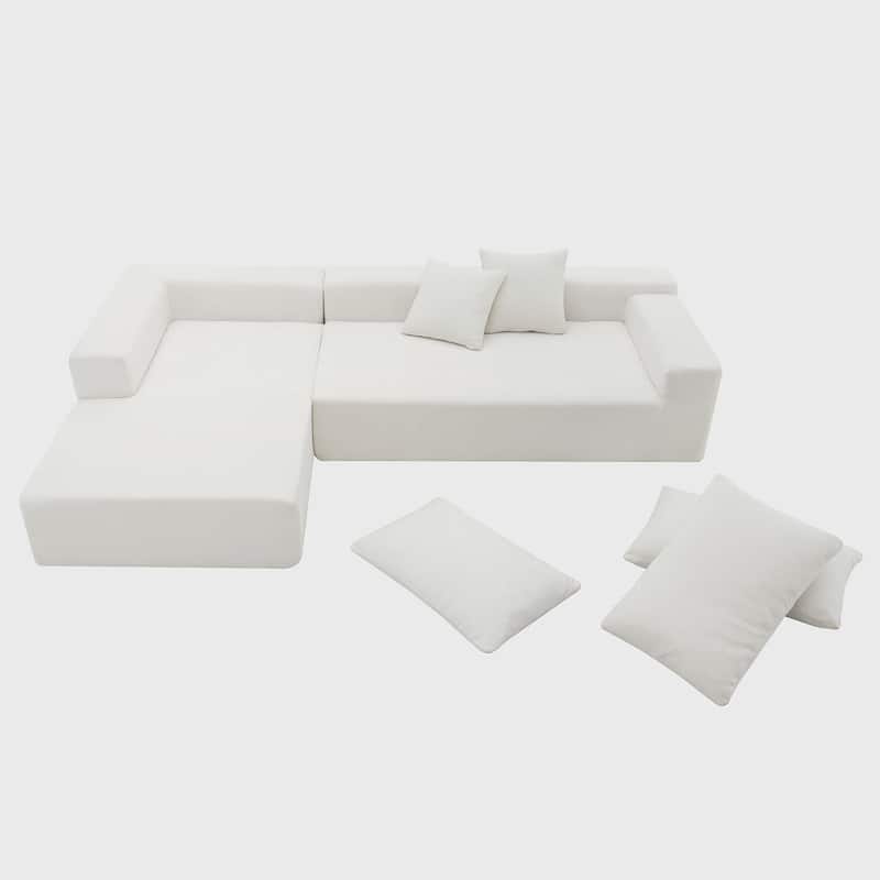 Modular Sectional Living Room Sofa Set