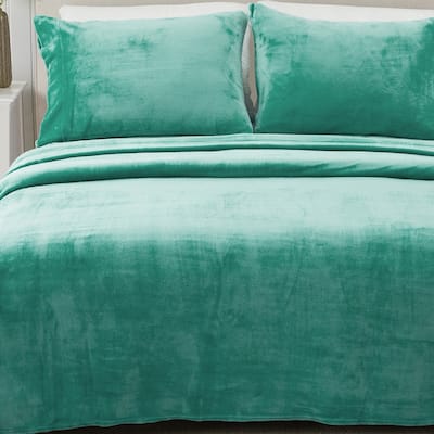 Linery & Co. Ultra Soft & Cozy Velvet Plush Fleece Printed Sheet Set