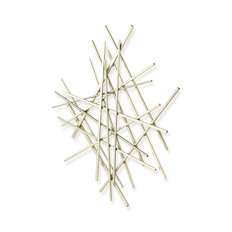 HomeRoots Silver Steel Wall Decor