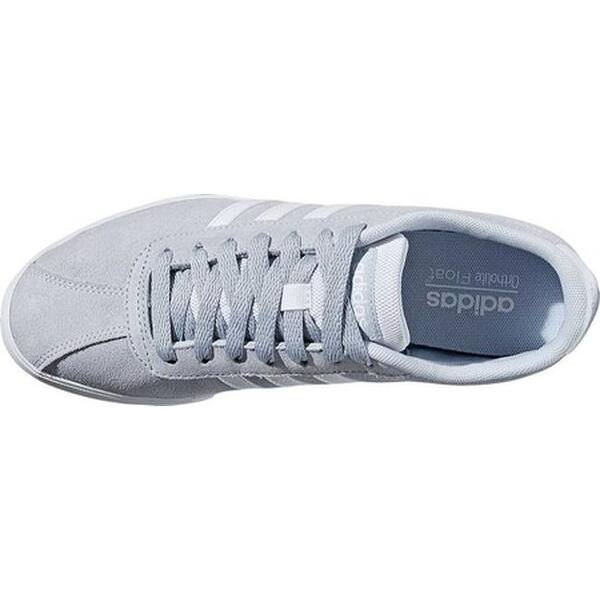 Shop Adidas Women S Neo Courtset Sneaker Aero Blue S18 Ftwr White